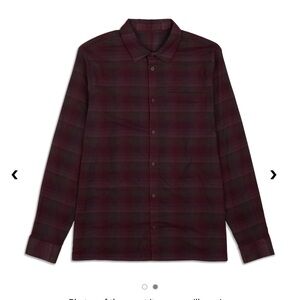 Men’s XL flannel style long sleeve button up from lululemon
